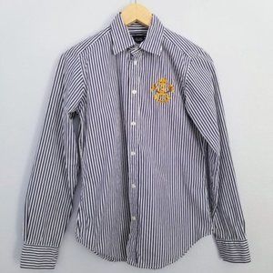 Ralph Lauren Sport Pinstripe Women Button Down